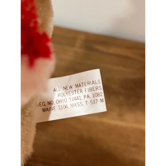 Vintage Chosun Christmas Teddy Bear Plush – Retro Holiday Decor – Collectible - Picture 4 of 7